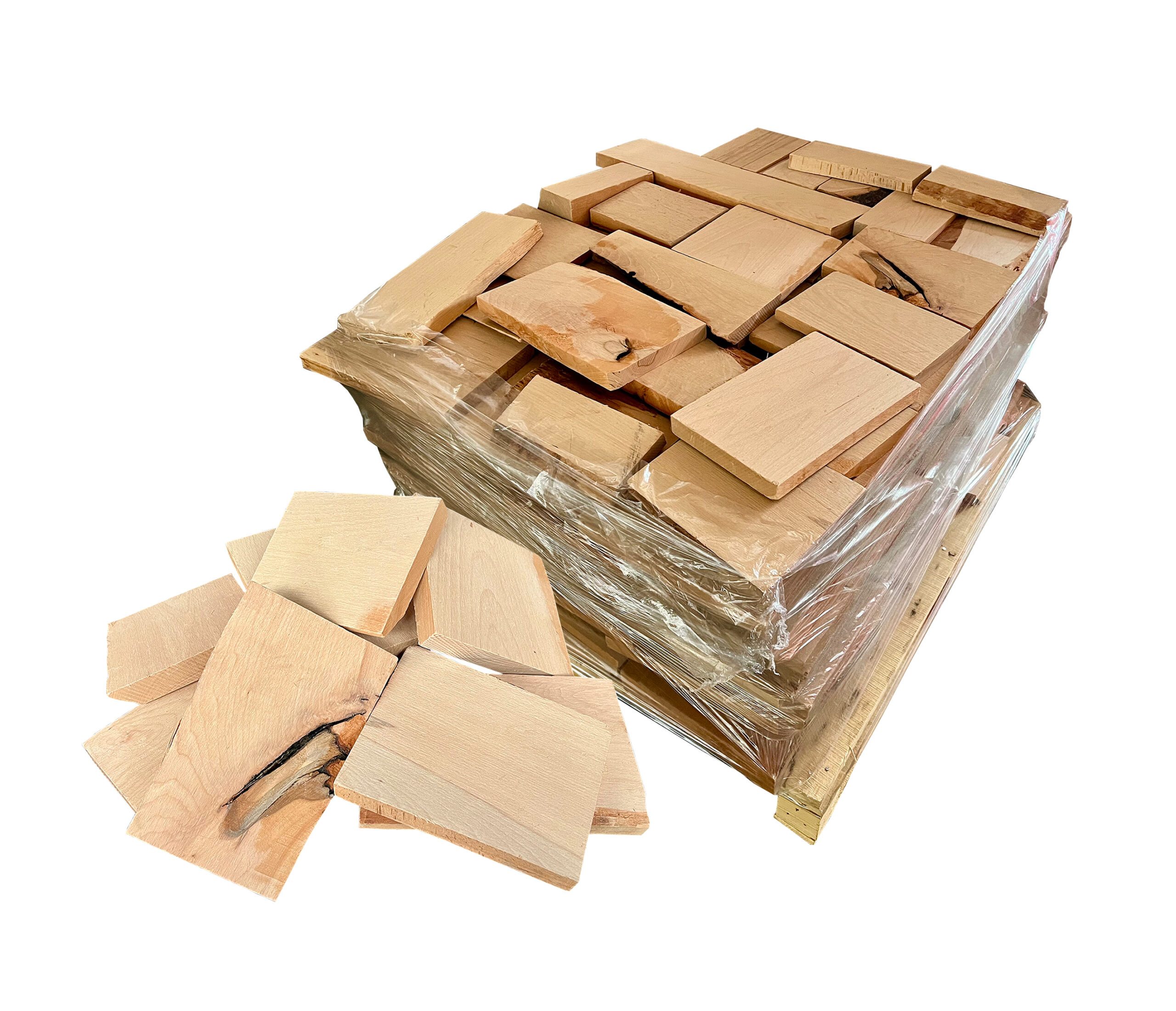 Holzplatten Buche kammergetrocknet - loses Restholz zum Verbrennen