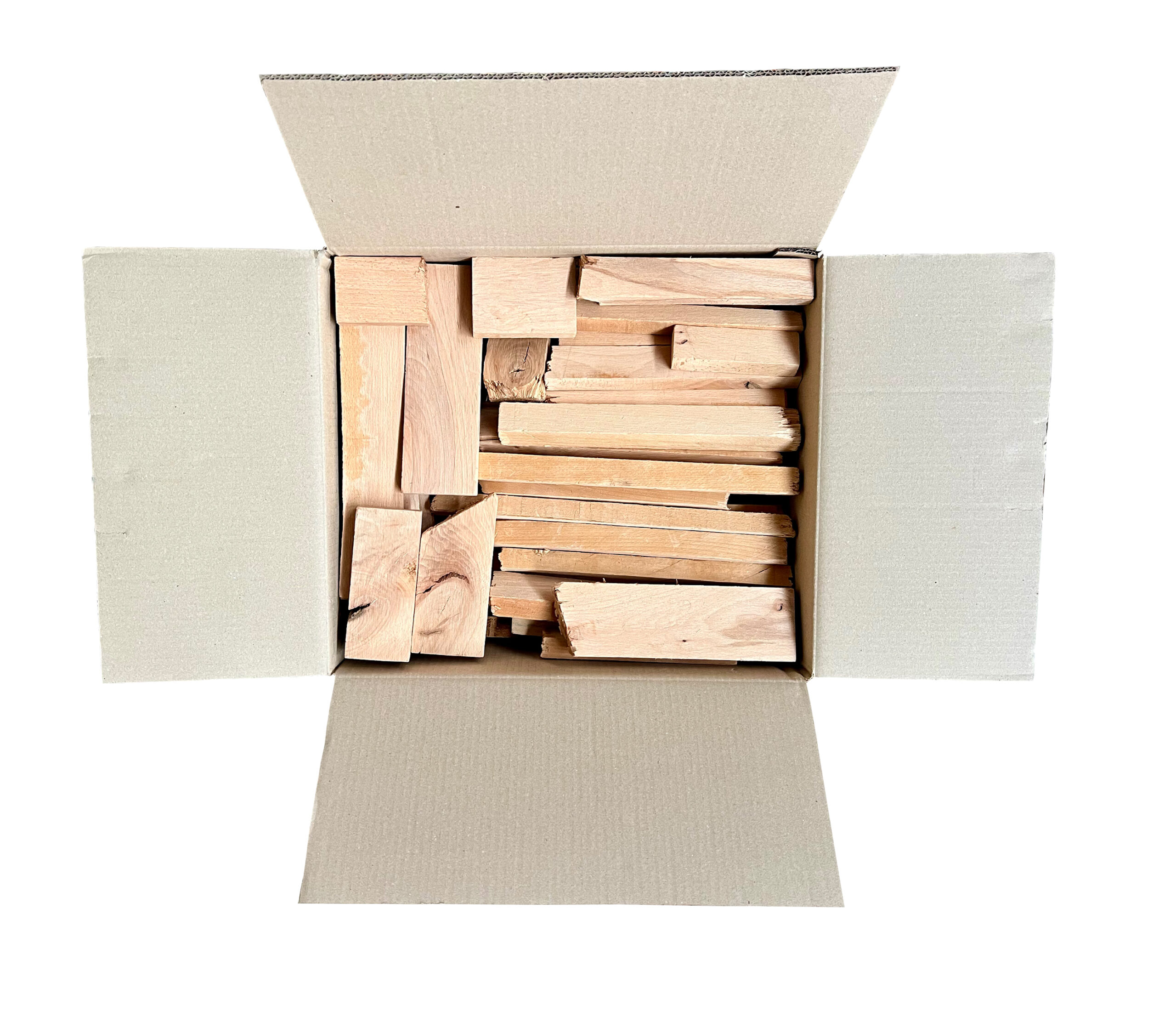 20 kg Restholz / Holzabschnitte Buche kammergetrocknet zum Verbrennen – Bild 2