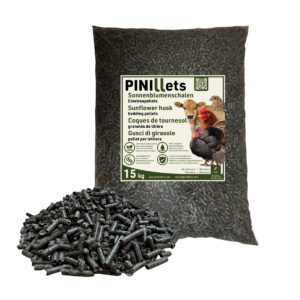 15 kg Sonnenblumenschalen Pellets Einstreu